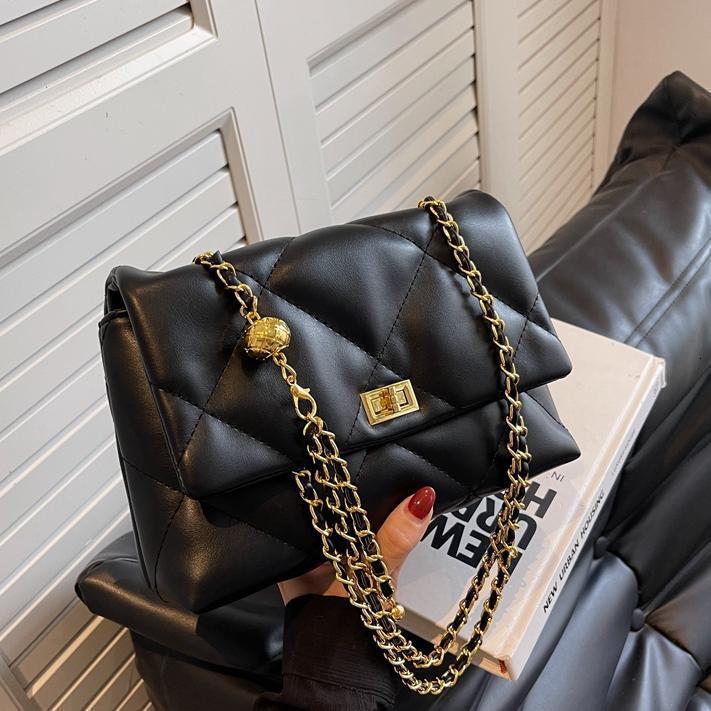 Free shipping designer Bag Quilted Chain Bag Women Bag 2025 New Fashion Versatile Small Square Bag High-end Shoulder Bag Crossbody Bag