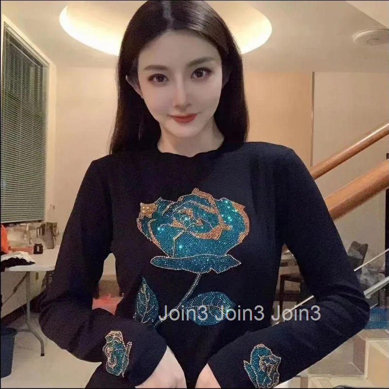 Womens T Shirt Rhinestone Kpop Tees Anime Xxl Clothing Graphic Clothes Kawaii Pulovers Alt Harajuku Cool Top O Y S Shirts Woman