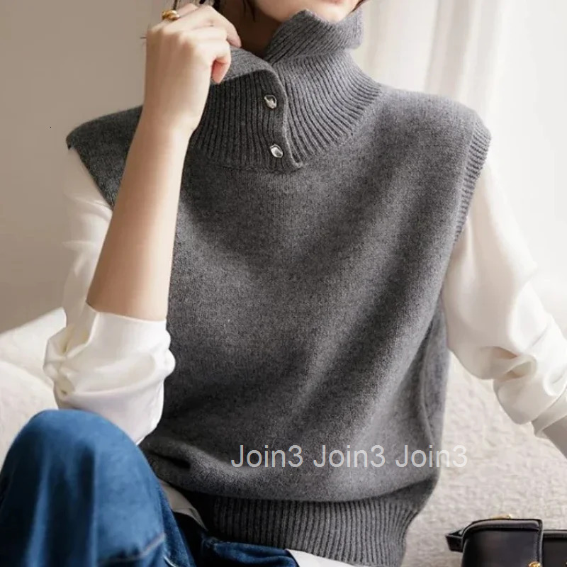 Waistcoat Pullover Korean Style Clothing Knit Vests for Women Cardigans Crochet Clothes Fashion 2025 Cheap Y2k Lady Sweaters