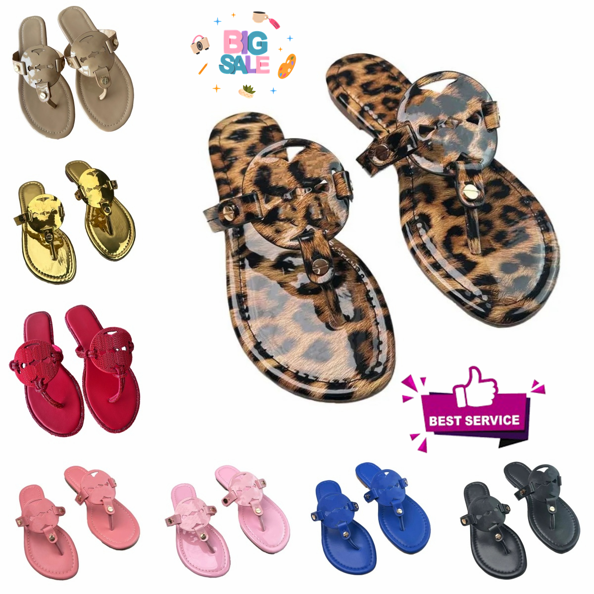 Free shipping Designer sandals womens sandal luxury platform sandals Leisure beach travel flat bottom Slippers size 35-42