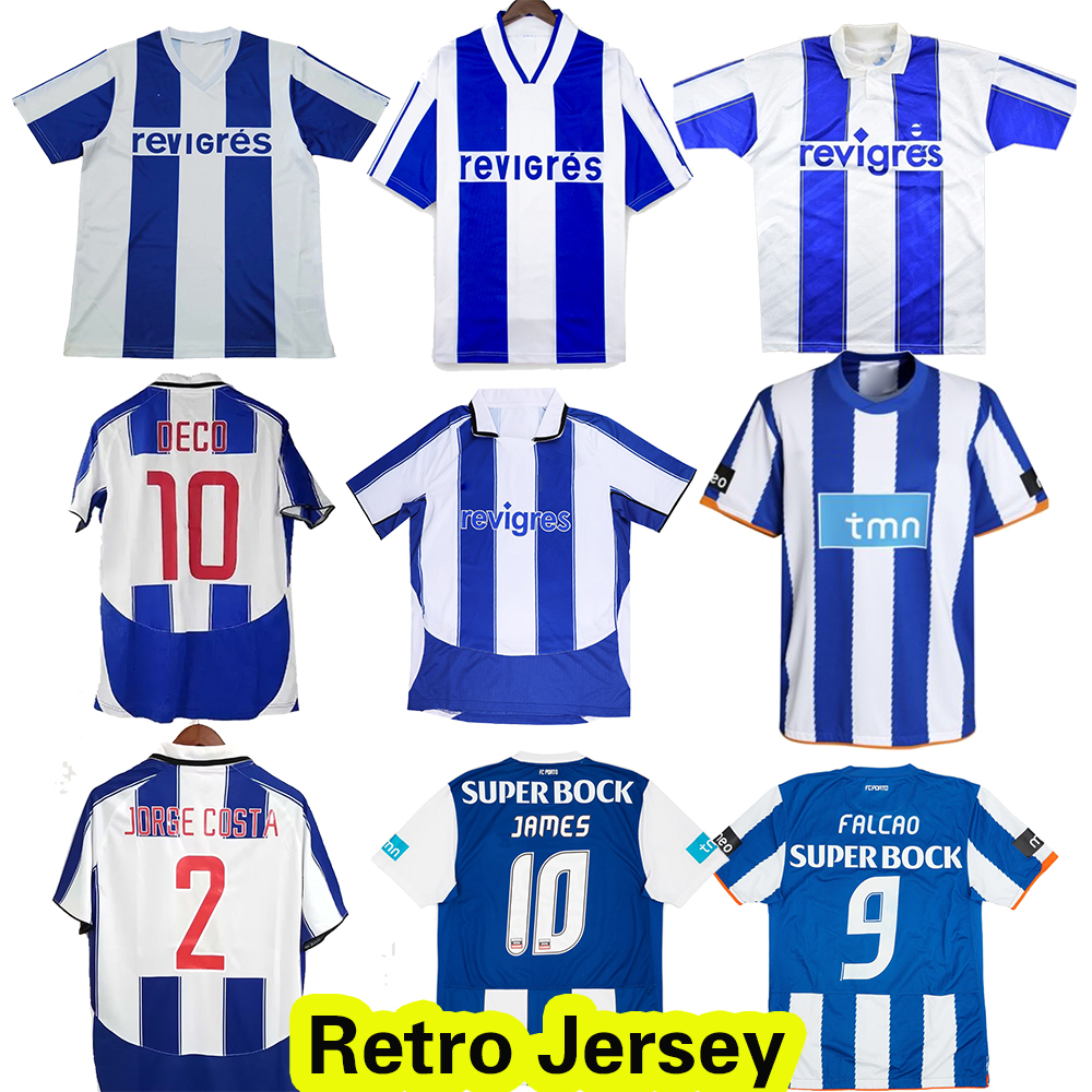 2003 2004 2010 2011 Porto Retro Soccer Jerseys 03 04 10 11 90 93 94 95 97 98 99 JAMES FALCAO DECO Home Away Classic Vintage Football Shirt MEN kids kit Camiseta Futbol Shirt