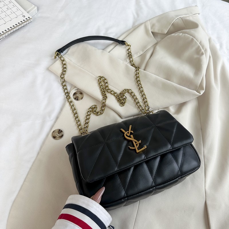 2025 free shipping women's designer luxury new diamond grid crossbody bag fashion chain shoulder bag women's bag
