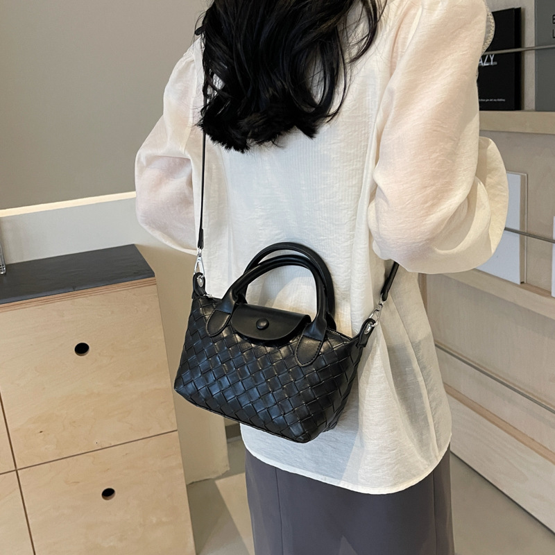 Free shipping designer Bag French Style Fashion Handbag Spring Summer New Women Bag Versatile Woven Small Square Bag Niche Trendy Crossbody Bag