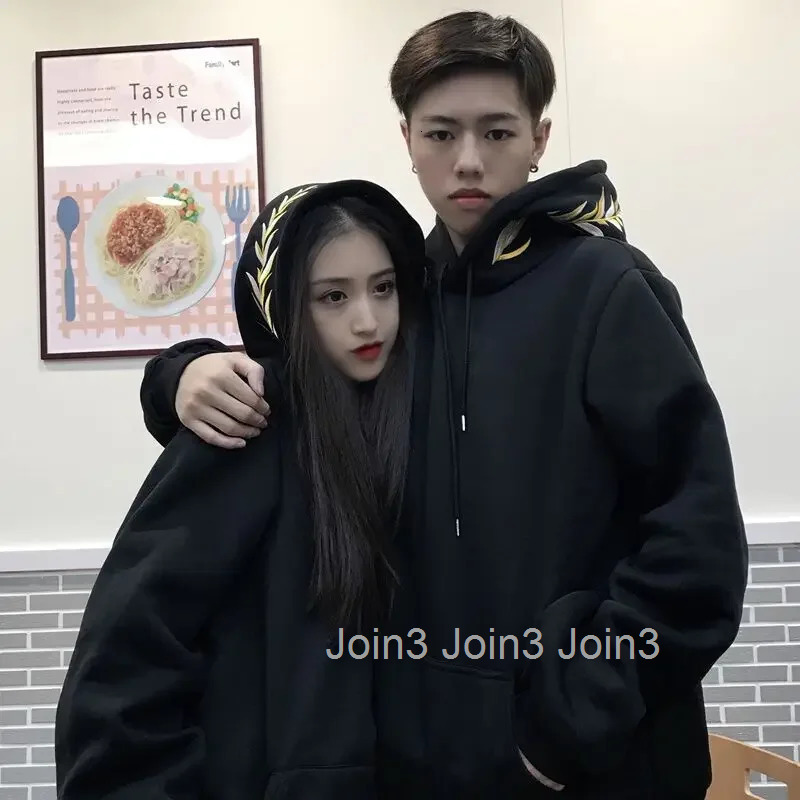 Long Sleeve Womens Hooded Sweatshirts With Orint On Korean Female Top Basic M Youthful Clothes Clothing 2025 Trend Kpop Hoodies