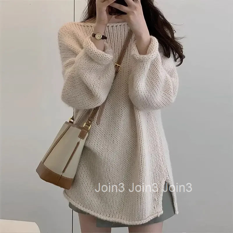 Round O Neck Ladies Pullovers Luxury Designer High Quality 2025 Long Sleeve Womens Knit Sweater New Knitwear Clothing Sales