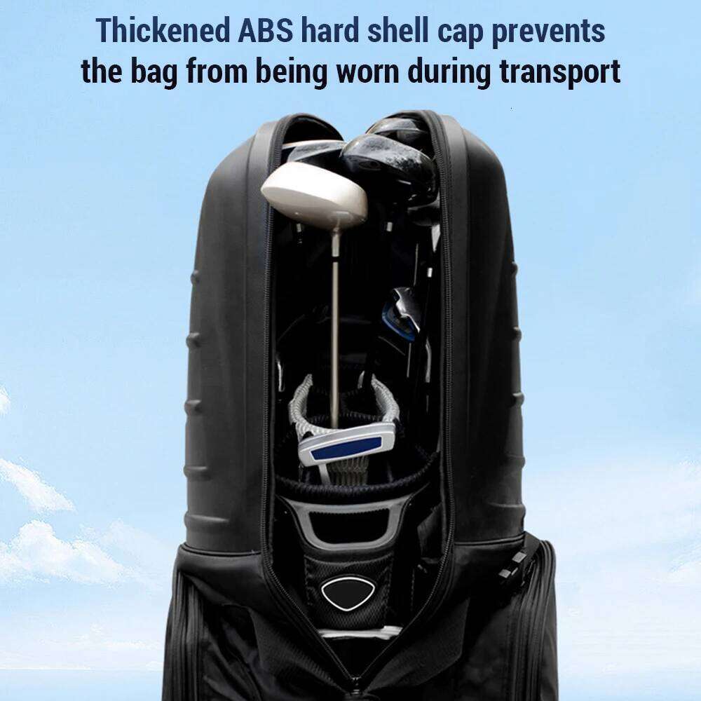 Folding Travel Bags Golf Aviation Bag With Reinforced Wheels And Hard Case Top