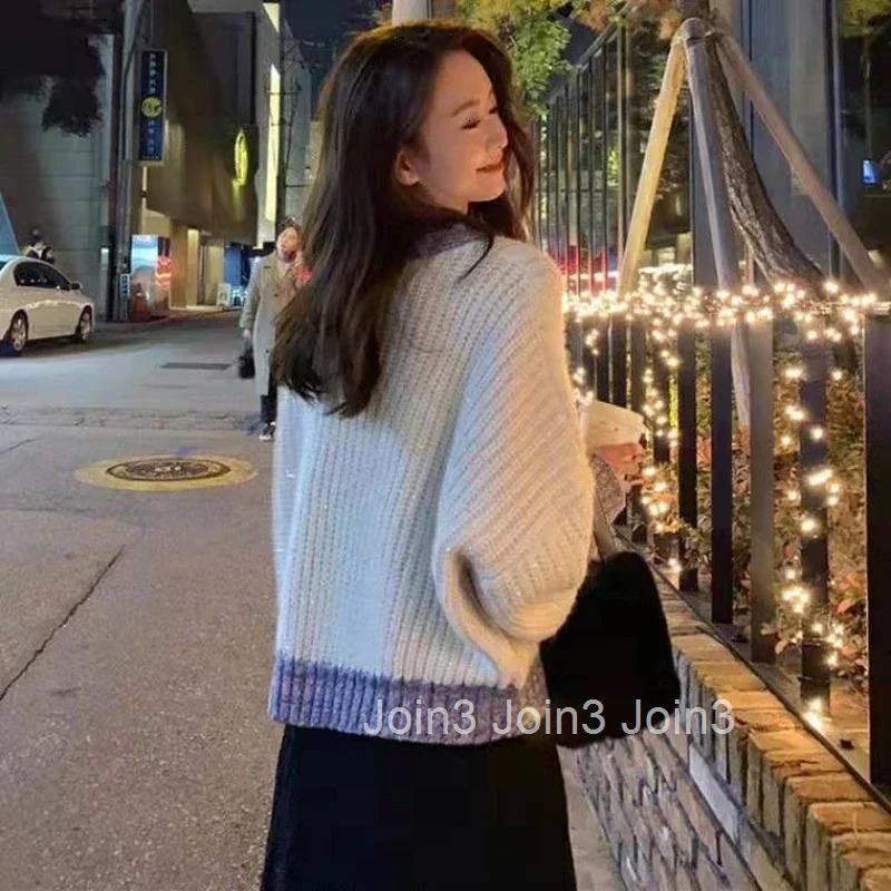Womens Sweater Black Round O Neck Knit Tops For Woman Pullovers Cheap And Stylish Offers Clothes Harajuku Fashion Korean