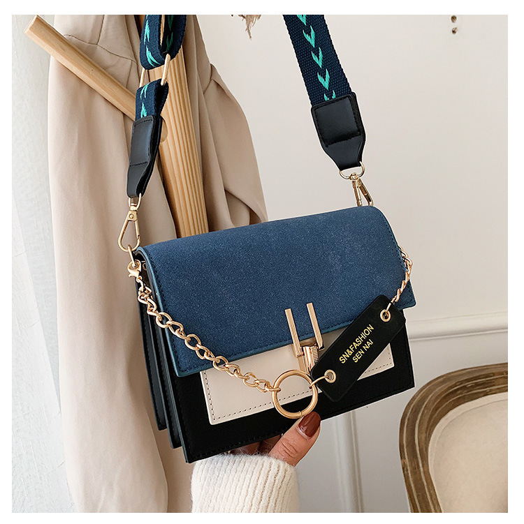 Free Shipping 2025 New Designer Bag INS Style Casual High-quality Shopping Bag Matte Color Blocked Trendy Women's One Shoulder Hand-held Small Sq