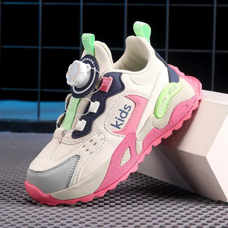 Luxury Girls Sneaker Children Shoes Spring PU Leather High Quality Kids Trainers School Comfortable Girls Sports Shoes Z250618