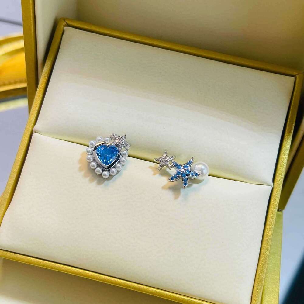 Ring Island Diary Series Starfish Heart Non-Pierced Clips Exquisite High-End Ins Style Mosquito Coil Ear Jewelry for Women