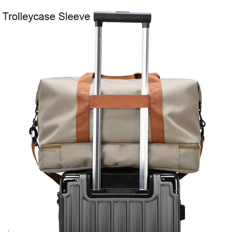 Travel Gym Bag Short-distance Luggage Portable Fitness Bags Shoulder Crossbody Chest Bag Handbags Duffle Carry On Weekender Bag W250618