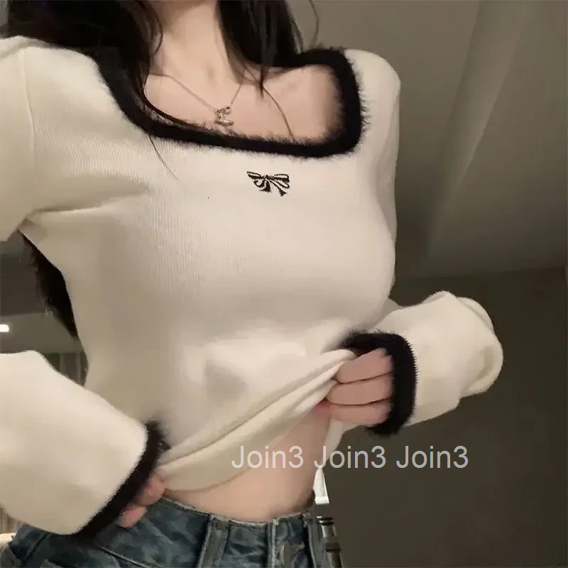 Ladies Pullovers Autumn Korean Style Long Sleeve Outerwears Clothes Smooth New Knitwear Attractive Trend Womens Knit Sweater