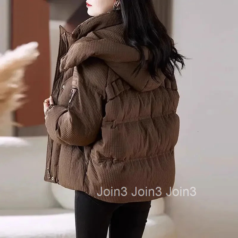 Jackets Loose Casual Parkas Woman Solid Color Zip-up Modern New in Outerwears Coats for Women Luxury Hot Outdoor Clothes Cold