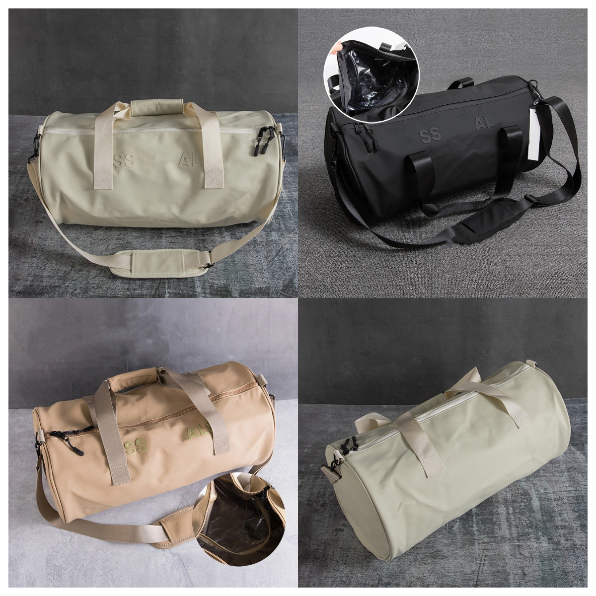 Men's Designer Fitness Bag Women Leather Waterproof High-Capacity Handbag Breathable Travel Gym Casual Yoga Bags