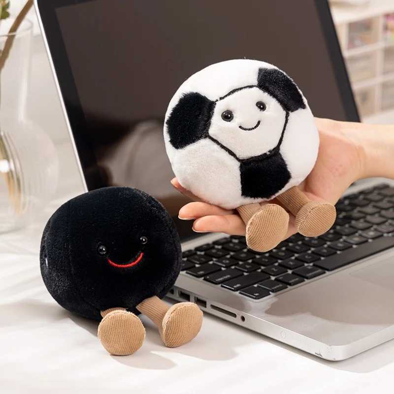 10cm Cute Basketball Football Tennis Baseball Billiards Plush Toys Soft Stuffed Balls Pillow Players Souvenir Birthday Gift W250618