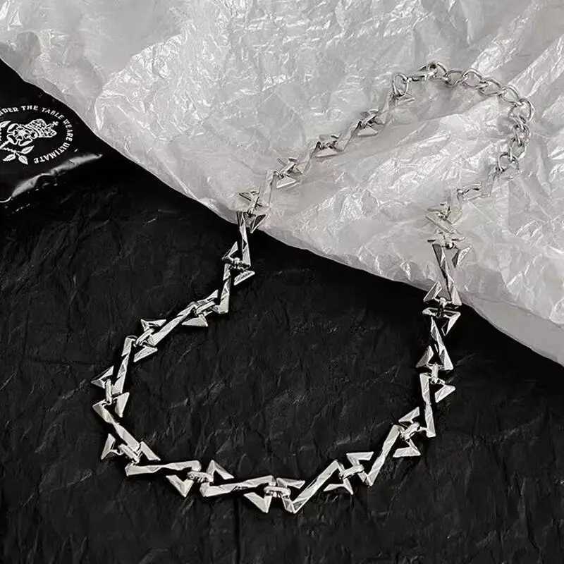 Hip Hop Letter Z Choker Necklace For Men Women Trend Collar Chain Charm Kpop Neck Jewelry Punk Male Accessories Wholesale W250618