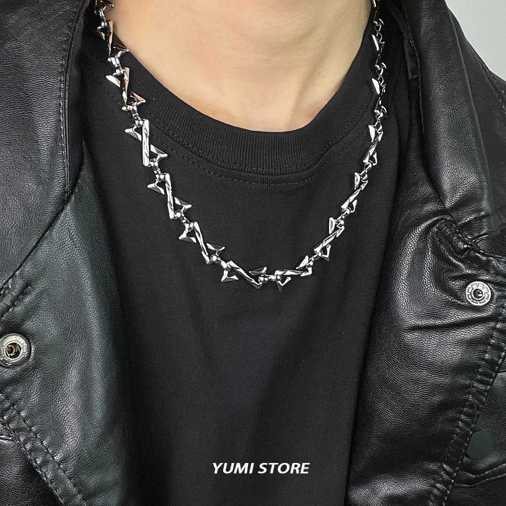 Hip Hop Letter Z Choker Necklace For Men Women Trend Collar Chain Charm Kpop Neck Jewelry Punk Male Accessories Wholesale W250618