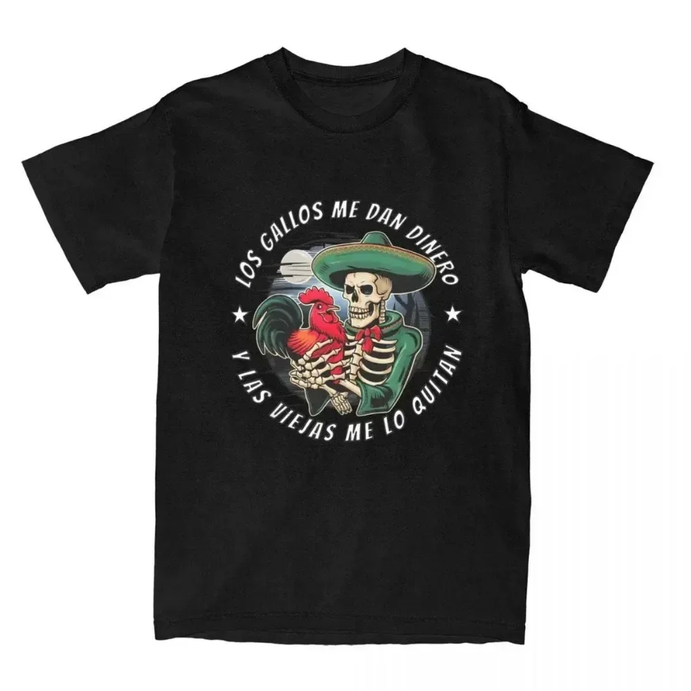 Men T-Shirt Gym Cotton Mens T Shirts Skulls Ponte Tops Casual Clothing