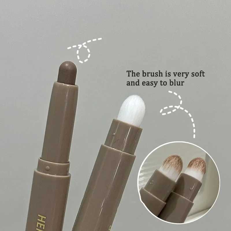 Nose Shadow Bronzers Contouring Makeup Pen Natural Gray Brown Three-dimensional Face Matte Shadow Stick Cream Contour With Brush XJ250618