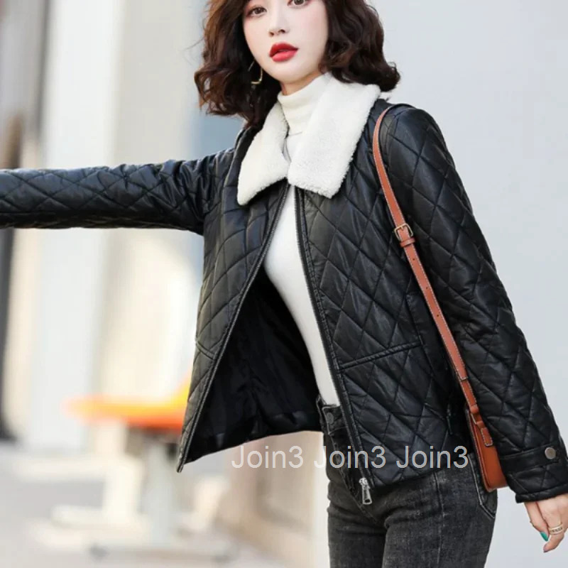 Padded Jacket Check Cotton Lightweight Cold High Quality Womens Quilted Coat Winter Clothes 2025 Elegant Warm Sale Lady Parka