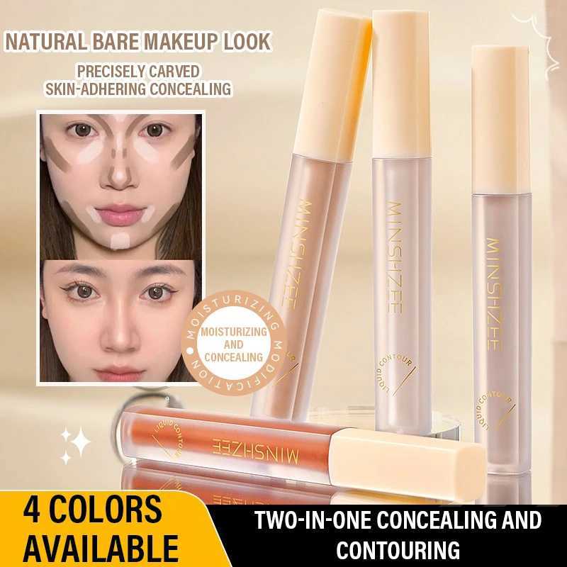Liquid Contouring Stick 3D Cement Grey Nose Shadow and Highlighter Facial Brightening Cream Contour Bronzer Concealer MakeupXJ250618