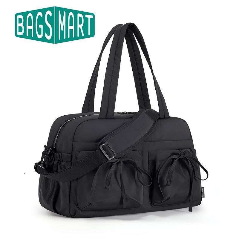 BAGSMART Boston For Women Duffel With Wet Pocket Waterproof Beach Weekender Shoulder Bag Carry On Travel Essentials