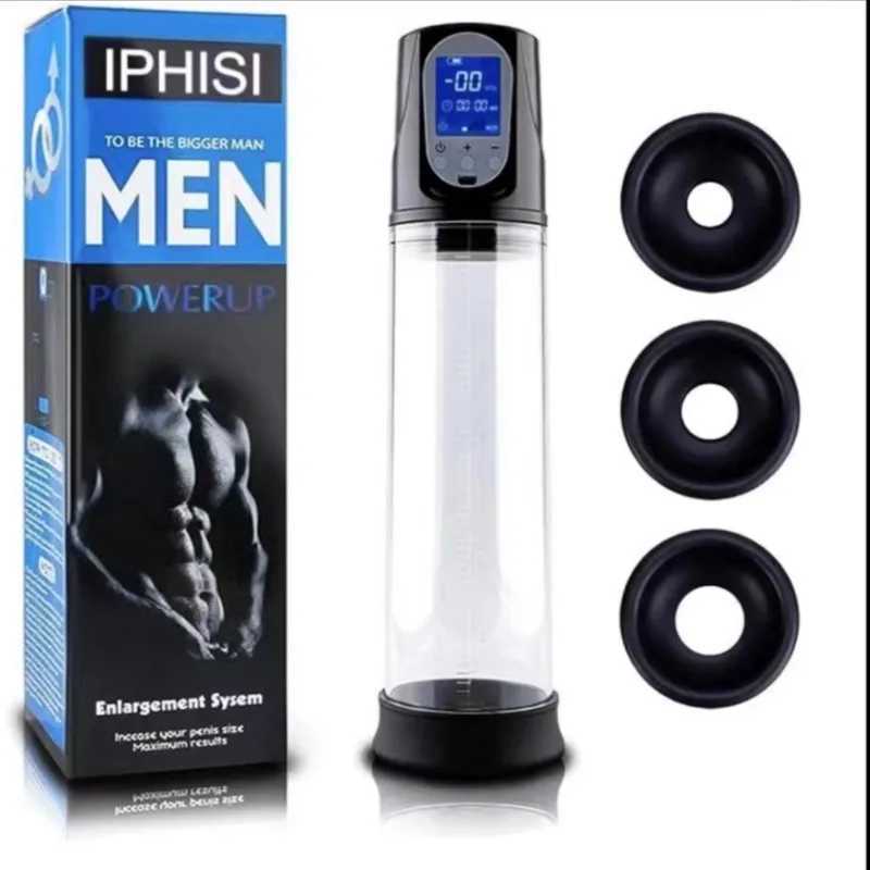 Electric Penis Pump Penis Enlargement Male Masturbator Cock Vacuum Pump Extend Pump Penis Trainer Adult Goods Sex Toy for Men W250618