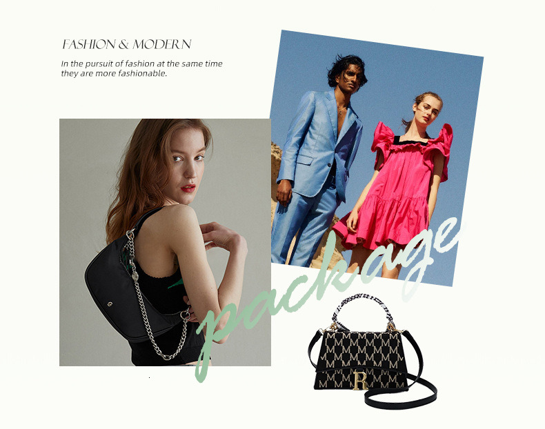 Free Shipping 2025 New Designer Bag Trend High-end Fashion High-quality Shopping Bag Light Luxury R Letter Crossbody Shoulder Handbag