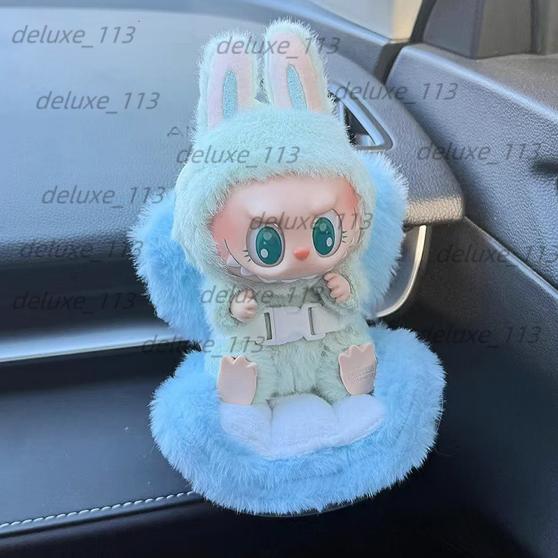 Safety Seat Creative Cute Doll Air Vent Labubu Ornament Decoration Cartoon Plush Trendy Toy