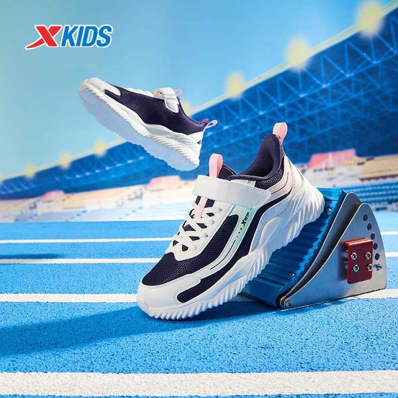 Xtep Childrens Sports Shoes Unisex 2025 Summer Mesh Breathable Non-slip Soft Sole Leisure Running Shoes 676414119475 Z250618