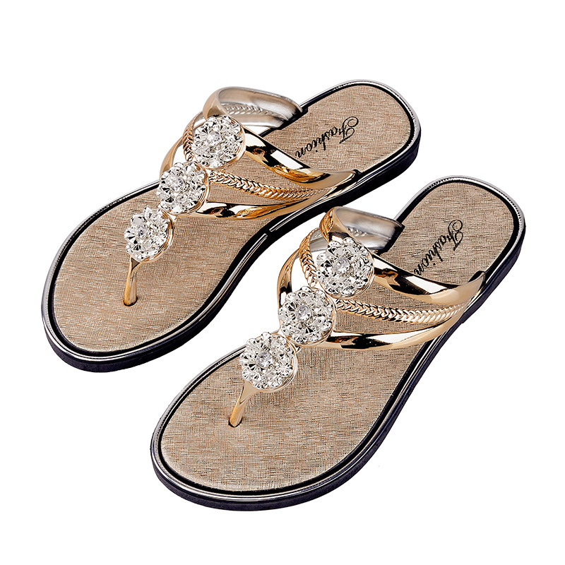Water Diamond Women's Sandals Lightweight Casual Beach Women's Slippers Water Diamond Women's Sandals Designer Sandals