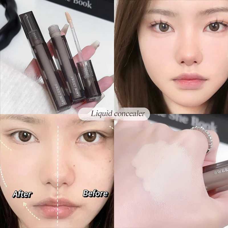 Liquid Concealer Highlighter Stick Shading Contour Illuminator Brighten Bronzer High Coverage Korean Dupes Makeup Foundation XJ250618