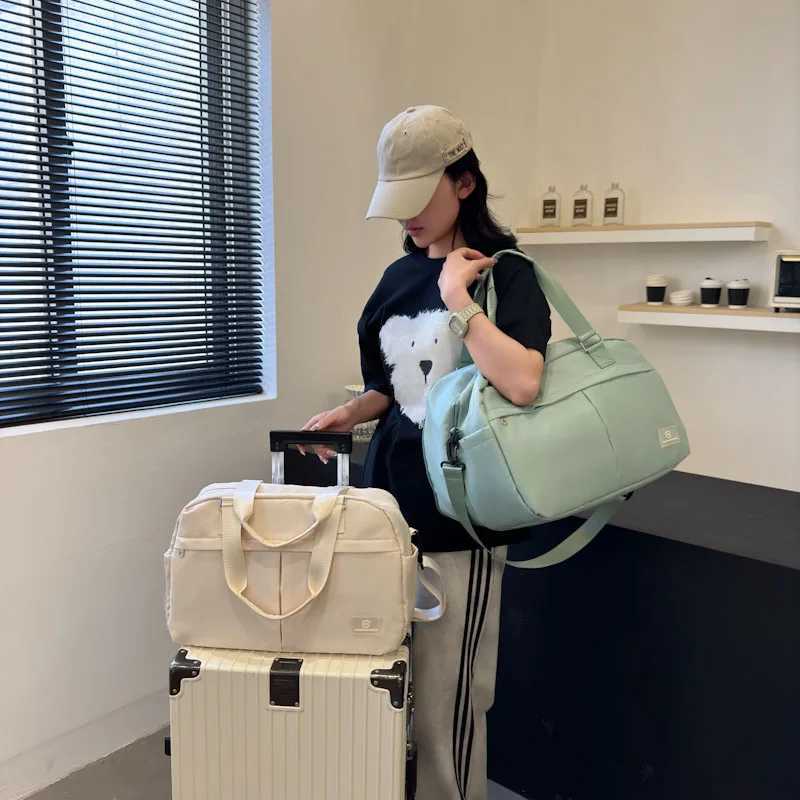 Extendable Travel Handbag Large Multi-layer Duffle Bag Traveling Luggage Storage Pack Bags Weekend Flight Carry On Handbag W250618