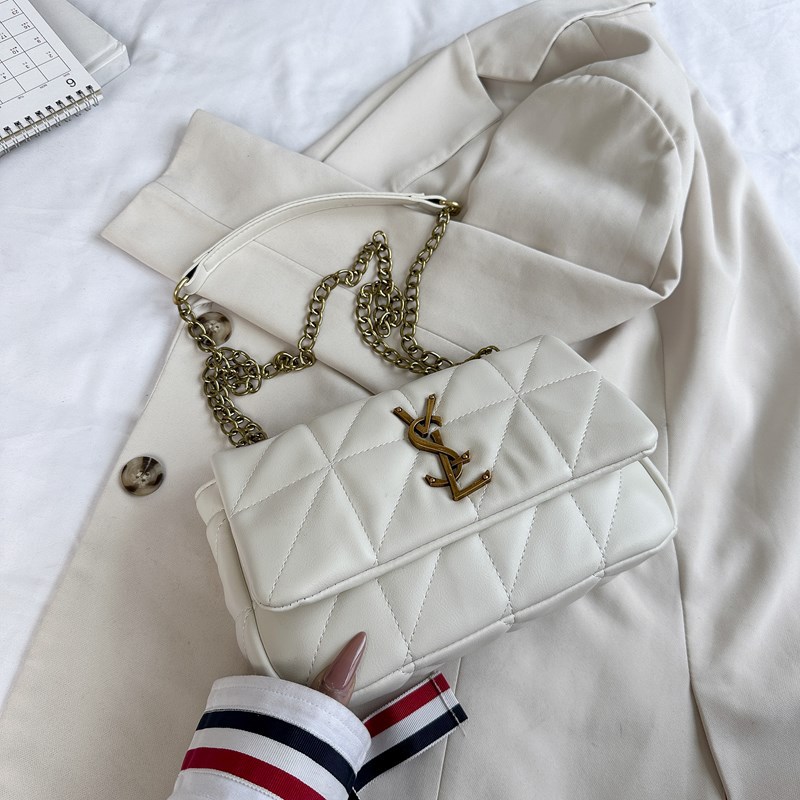 Hot Free shipping designer bags for womens Shoulder bags khaki white brown black New trendy and stylish diamond grille style crossbody bag