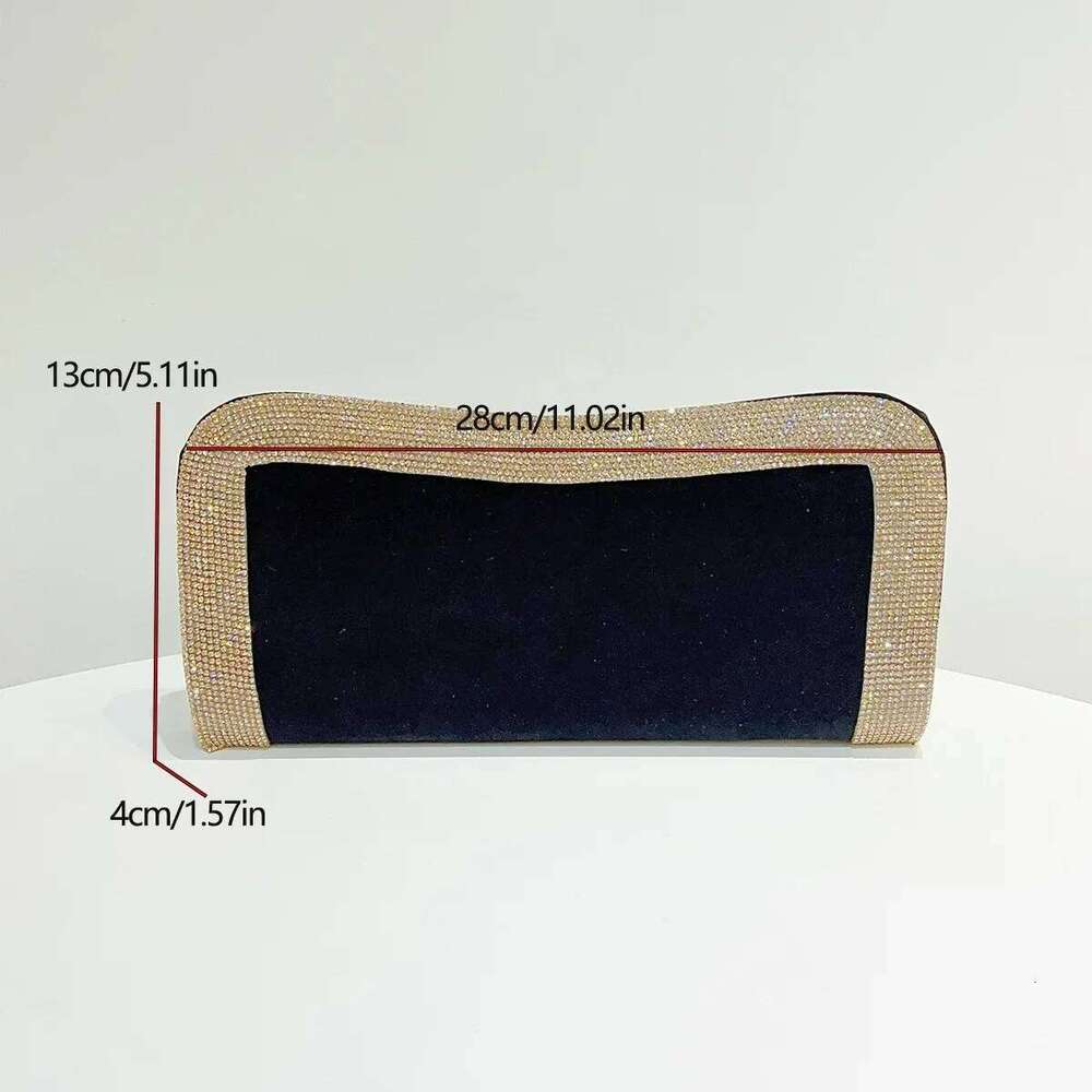 Shoulder Designer Crossbody Party Bag Studded Light Dinner Handbag With Detachable Strap