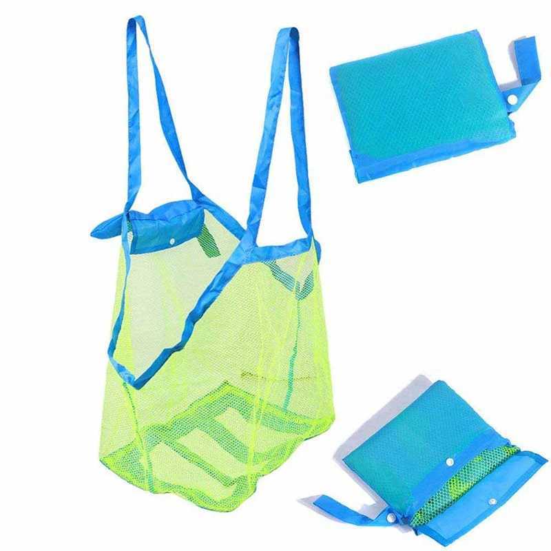 Children Sand ay Portable Mesh Bag Kids Bath Toys Storage Bags Swimming Large Beach Bag for Towels Wen Cosmetic Makeup Bag B250618