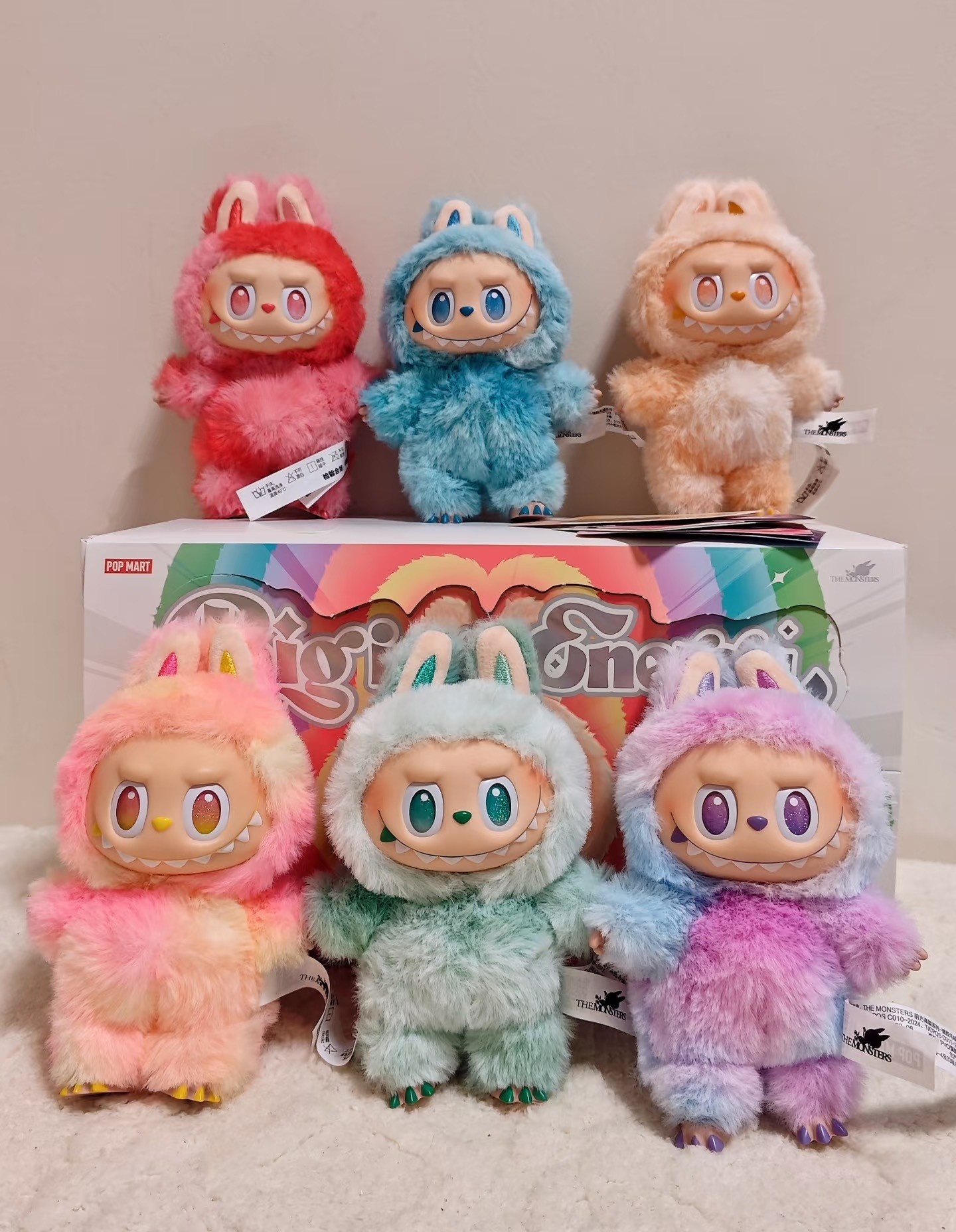 Set Blind Complete Box Labubu Of 7 Fall In Wild Mokoko123 Generation Ornament Dolls Desktop Decoration Halloween Labubut25446 Labubu