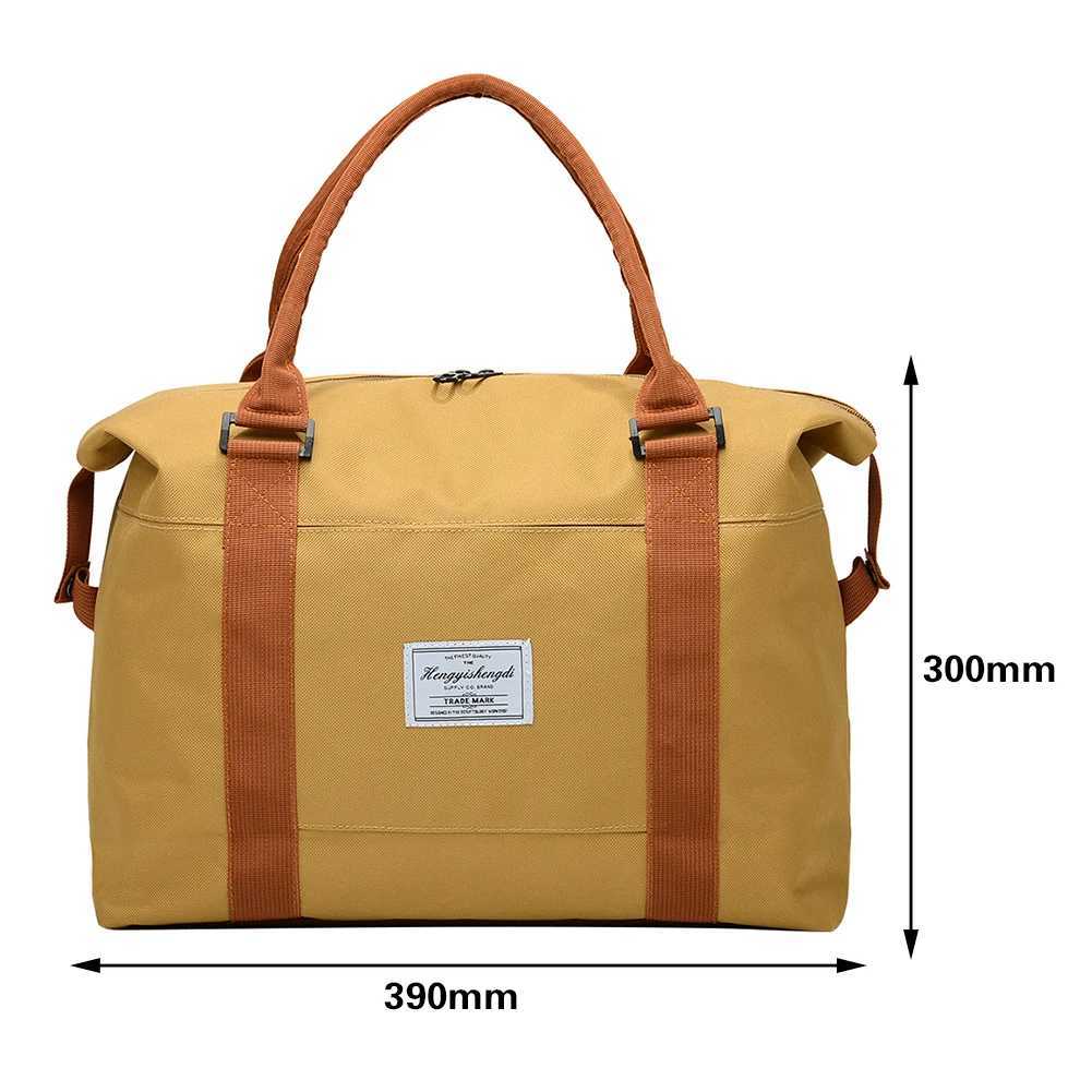 Luggage Travel Bag Large Capacity Carry on Luggage Waterproof Sports Gym Bags Zipper Pocket for Shopping for Beach Swimming W250618