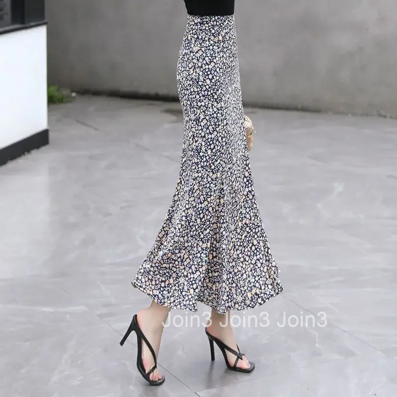 Maxi Wrap High Waist Woman Skirt Long Tight Chiffon Skirts for Women Summer 2025 Vintage Korean Style Harajuku Casual Y2k New In