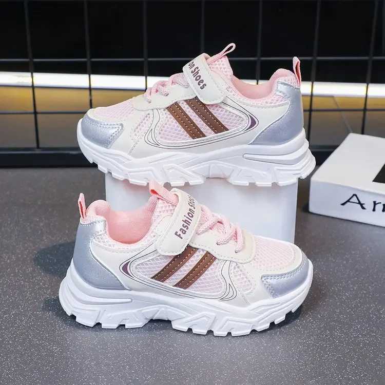 Sneakers for Girls Autumn Breathable Kids Shoes Fall 2025 New Boys Double Mesh Shoes for Girls Soft Soled Daddy Shoes Z250618