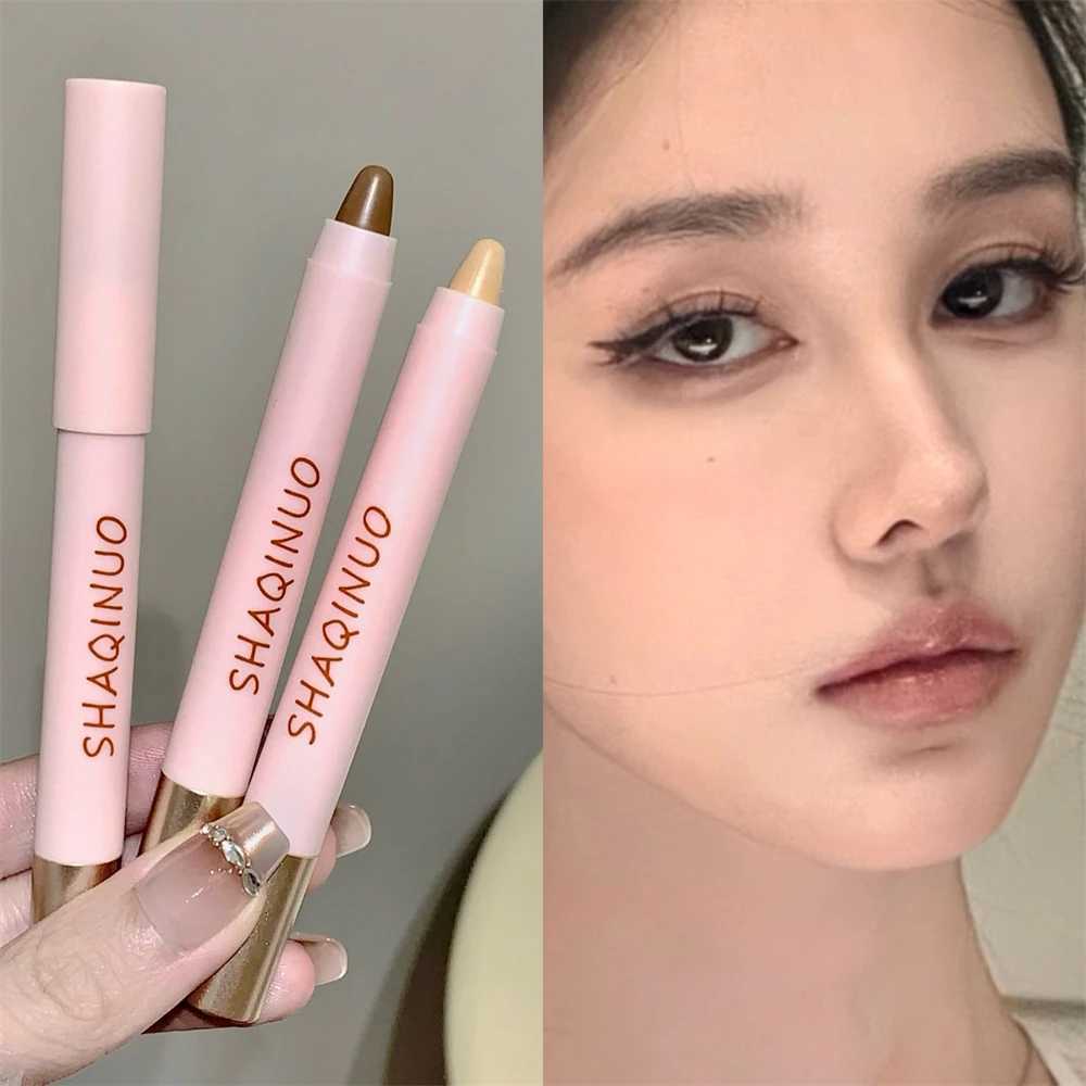 Contour Stick Cream Bronzer Highlighter Makeup Stick for Face Easy to Blend Long Lasting Natural Makeup 3D Nose Shadow Repair XJ250618