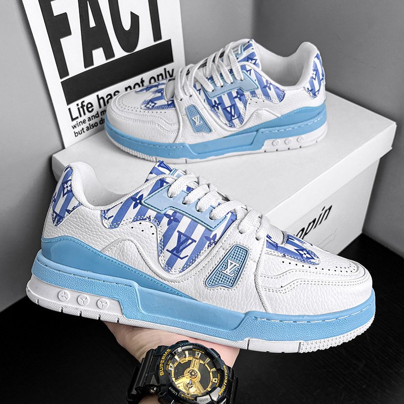 Designer Shoes 2025 Summer New fashion low-top men's shoes, casual sports, light luxury trendy shoes, couple's style, tricolor comfortable s