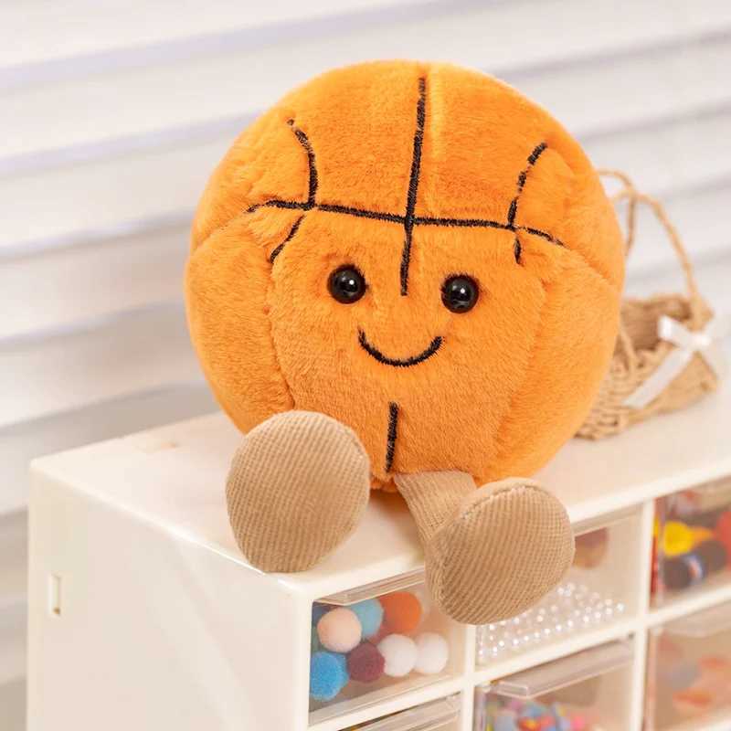 10cm Cute Basketball Football Tennis Baseball Billiards Plush Toys Soft Stuffed Balls Pillow Players Souvenir Birthday Gift W250618