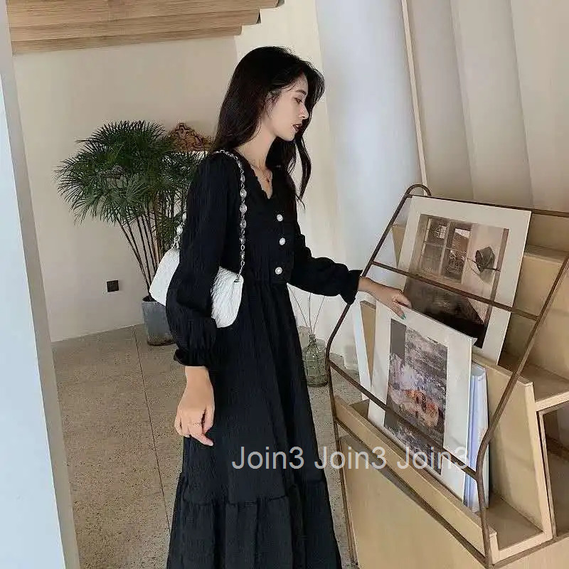 Dresses for Women 2025 Holiday Long Sleeve Woman Dress Ruffle Clothes Beach New In Loose Sale Chic and Elegant Pretty Features X