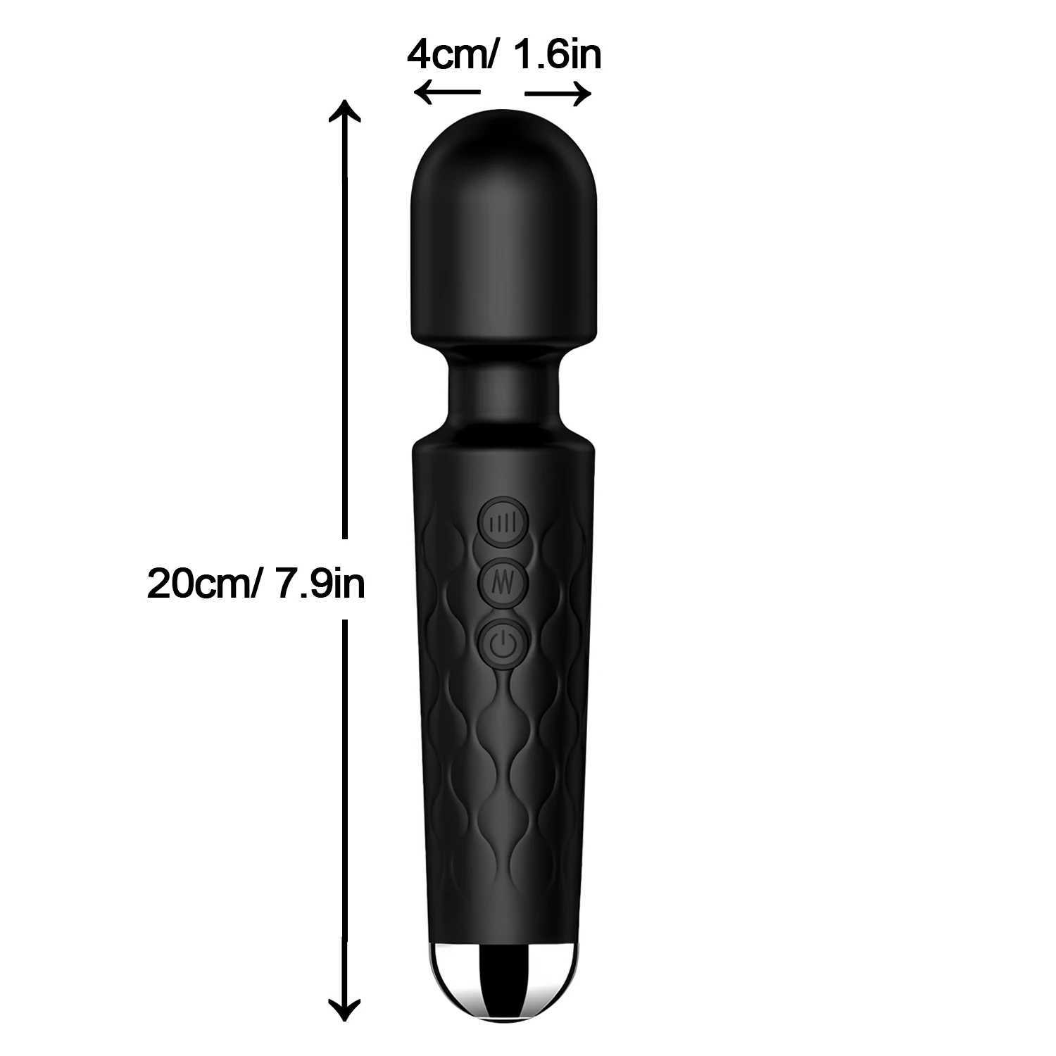 20 Modes Vibrator AV Magic Wand Powerful Female G-spot Massager Clit Clitoris Stimulator Sex Toys Adult Female Erotic Products XJ250618