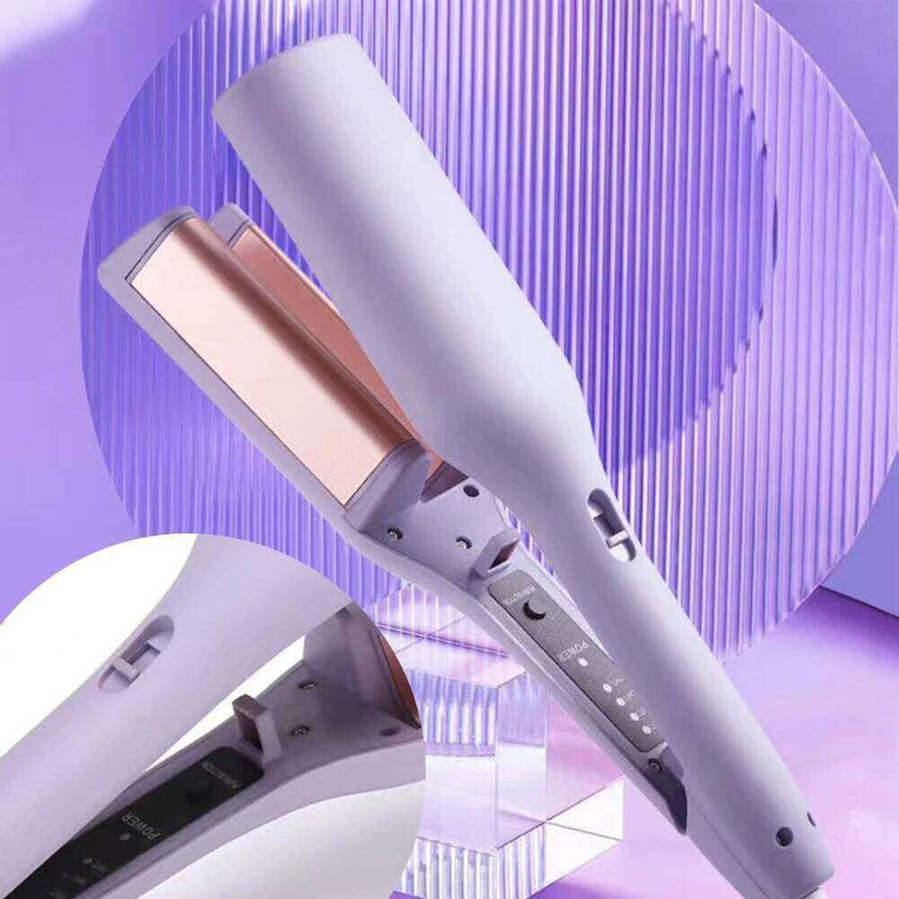32mm Curling Iron Adjustable Temperature Fast Heating Ceramic Big Hair Crimper for Beach Waves