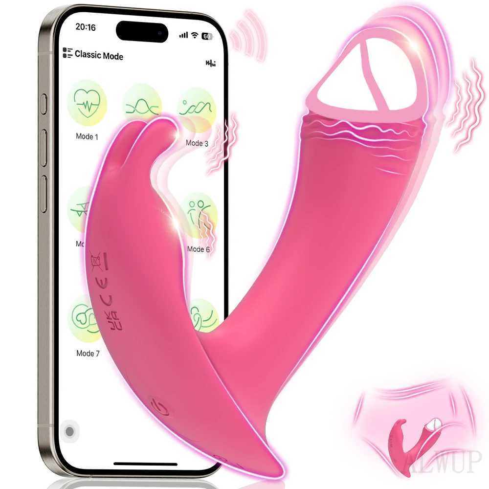 APP Bluetooth Vibrator Dildo for Women G Spot Clitoris Stimulator Wearable Panties Vibrators Sex Toys for Female Masturbation XJ250618