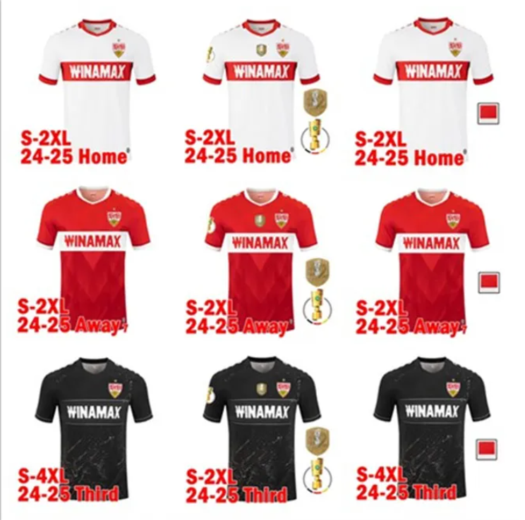 06 07 Retro StutTgartS Soccer Jerseys DEMIROVIC MILLOT WOLTEMADE 2024 2025 UNDAV FUHRICH EL BILAL Football Shirts Men Uniforms Kids Kits socks full sets