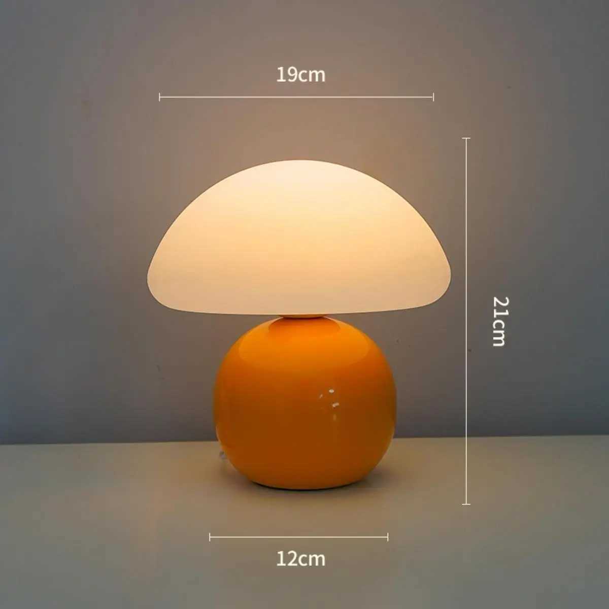 Mushroom Table Lamp Simple Decorative Night Stand Light for Restaurant Wedding Bar Reading Desk Lamp Office Home Decoration Z250618