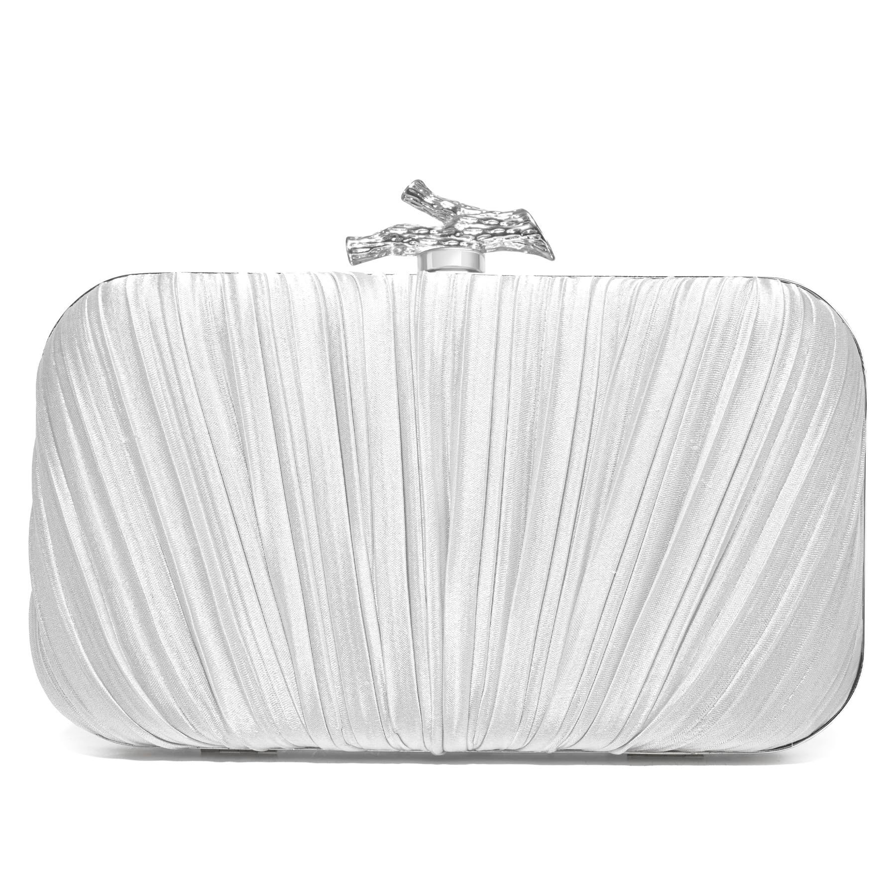 Free Shipping For Designers 2025 New Cross-border Pleated Clutch Luxury Bag Evening Bag Banquet Bag Women's Socialite Evening Dress Bag Wedding E
